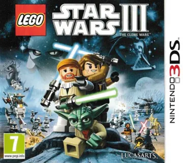 LEGO Star Wars III - The Clone Wars (Europe) (En,Fr,De,Es,It,Da) (Rev 1) box cover front